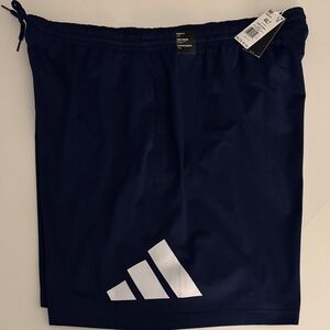 Adidas Knit Shorts Mens 4X Tall Navy